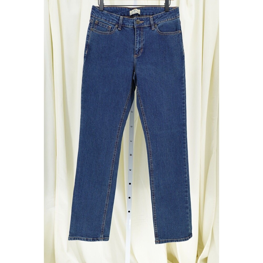 Blue Mountain Women's NWT Slim Hip Thigh Straight Leg Contour Waist Jeans SZ 10